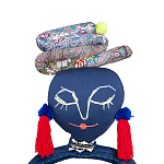 Кукла из одежды и павлопосадских платков Rusalka Blue Jeans варинант исполнения - 2 | Loft Concept в Москве