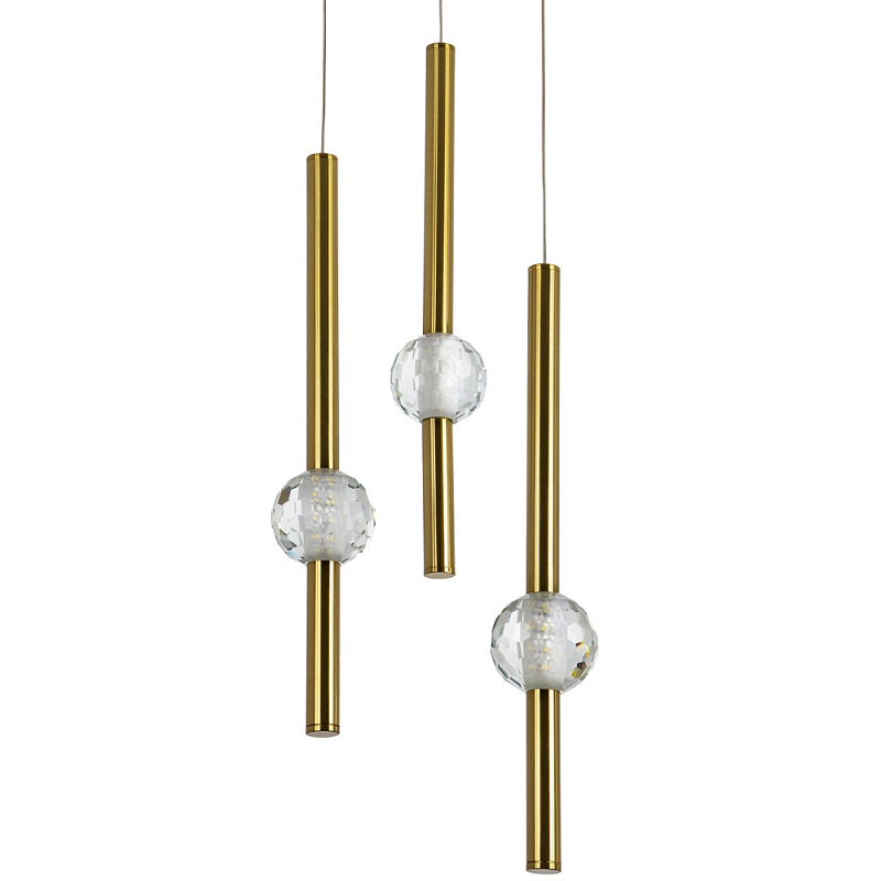    3-  Celestin Spheres Brass Hanging Lamp     | Loft Concept 