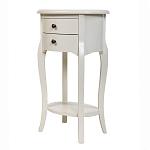 Белая тумба на фигурных ножках Shelby варинант исполнения - 2 | Loft Concept в Москве