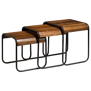 Комплект из 3-х приставных столов Sydney Side Tables