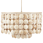 Люстра с каскадом из круглых декоративных элементов Texture Discs варинант исполнения - 3 | Loft Concept в Москве