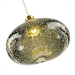 Подвесной светильник с прозрачным стеклянным плафоном округлой формы Effervia  варинант исполнения - 14 | Loft Concept в Москве