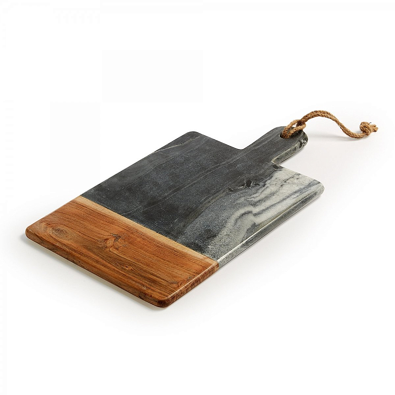 Разделочная доска Wood Strip Серый Коричневый в Москве | Loft Concept 