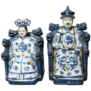 Комплект из двух статуэток Emperor and Empress