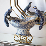 Фарфоровая чаша с птицами Blue and White варинант исполнения - 4 | Loft Concept в Москве