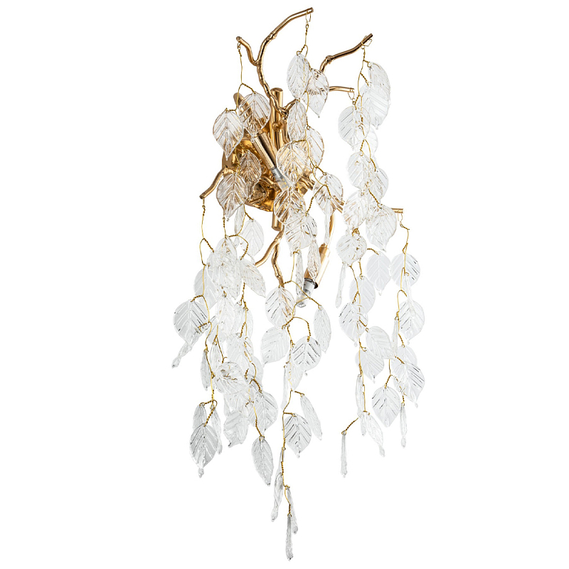        Fairytree Leaves Gold Wall Lamp     | Loft Concept 