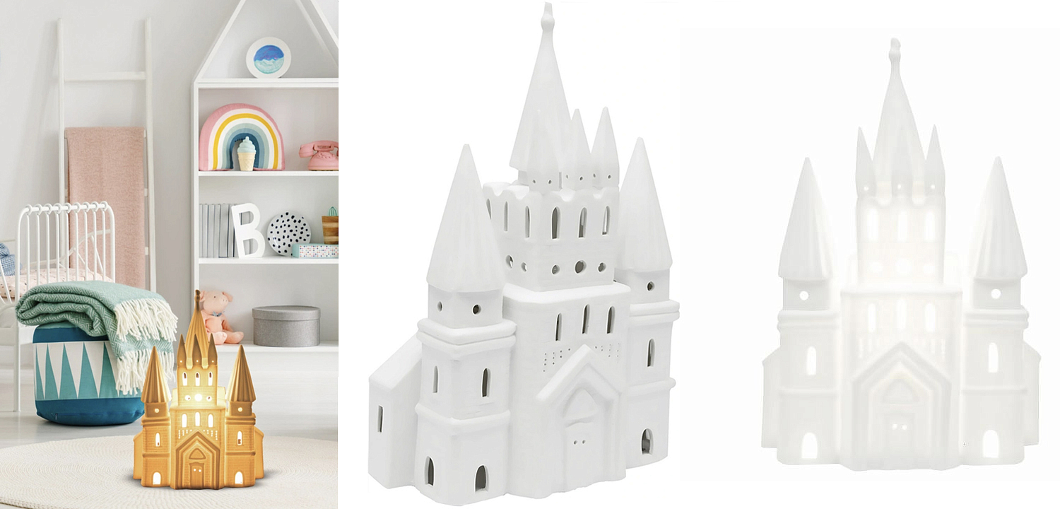 Настольная лампа для детей White castle Настольная лампа для детей White castle - Loft-Concept в Москве