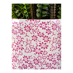 Кашпо из белого фарфора с розовым цветочным орнаментом Eden Garden варинант исполнения - 4 | Loft Concept в Москве