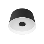 Потолочный светильник с цилиндрическим черным металлическим абажуром 20 Urban Dome варинант исполнения - 1 | Loft Concept в Москве