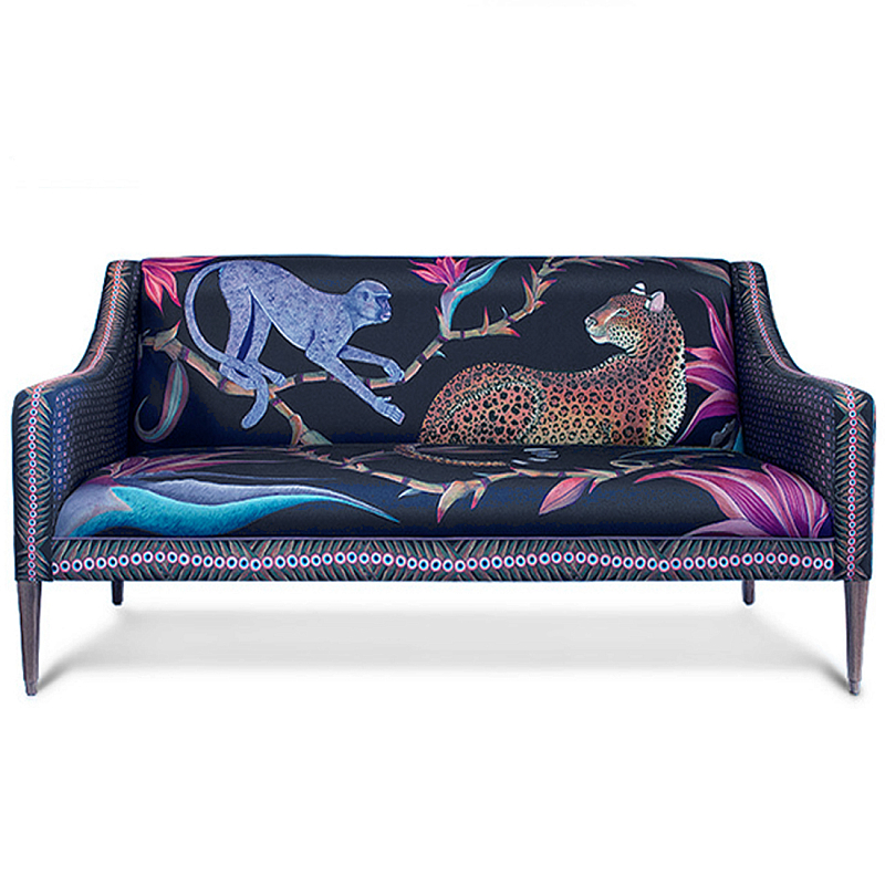 Диван ZAMBEZI Sofa Лиловый цвет Мульти Диван ZAMBEZI Sofa Лиловый цвет Мульти в Москве | Loft Concept