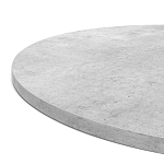 Стол обеденный с круглой светло-серой столешницей Harris Collection варинант исполнения - 5 | Loft Concept в Москве