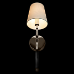 Бра с белым тканевым плафоном в форме конуса и металлическим основанием Nicoleta варинант исполнения - 5 | Loft Concept в Москве