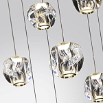 Люстра каскадня с 27-ю прозрачными шарообразными подвесами Bubbles Bocci варинант исполнения - 3 | Loft Concept в Москве