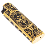 Зажигалка газовая с гравировкой Герба РФ в деревянной коробке Metal Lighters варинант исполнения - 1 | Loft Concept в Москве