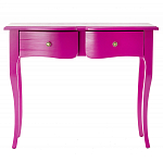 Консоль с выдвижными ящиками Colorfy Pink варинант исполнения - 1 | Loft Concept в Москве