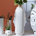 Ваза с золотисто-белыми фрагментами Faces of Imagination варинант исполнения - 9 | Loft Concept в Москве