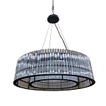 Подвесная люстра круглая Double Glass Sphere варинант исполнения - 1 | Loft Concept в Москве