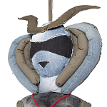 Кукла из джинсовой одежды и армейских палаток Rusalka Jeans&Tents варинант исполнения - 4 | Loft Concept в Москве