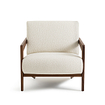 Кресло Avalon White Boucle из массива ореха варинант исполнения - 4 | Loft Concept в Москве