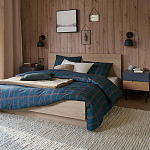 Черное матовое бра с декором под кожу Chestery варинант исполнения - 4 | Loft Concept в Москве