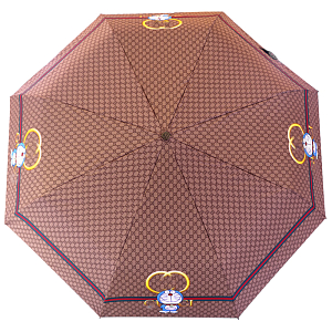 Зонт раскладной GUCCI дизайн 012 Коричневый цвет