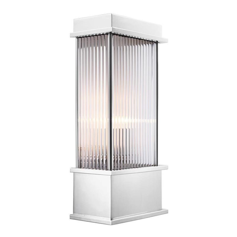  Eichholtz Wall Lamp Jeremy Nickel   (Transparent)   | Loft Concept 