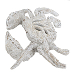 Статуэтка краб с детализированной текстурой в белом цвете Marine Accessories варинант исполнения - 2 | Loft Concept в Москве