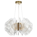 Люстра с декором в виде крупных рельефных лепестков 80 см Ethereal Bloom варинант исполнения - 2 | Loft Concept в Москве