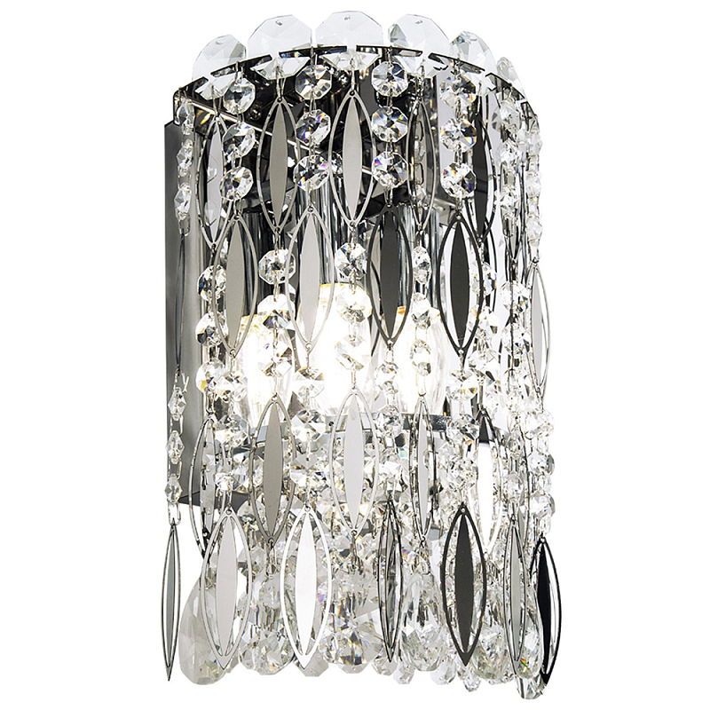       Bonnay Crystal Chrome Wall Lamp     | Loft Concept 
