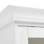 Витрина с раздвижными дверцами Wells Glass Showcase White варинант исполнения - 5 | Loft Concept в Москве