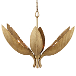 Люстра круглая в виде тропических листьев Tropical Abaca Leaves варинант исполнения - 3 | Loft Concept в Москве