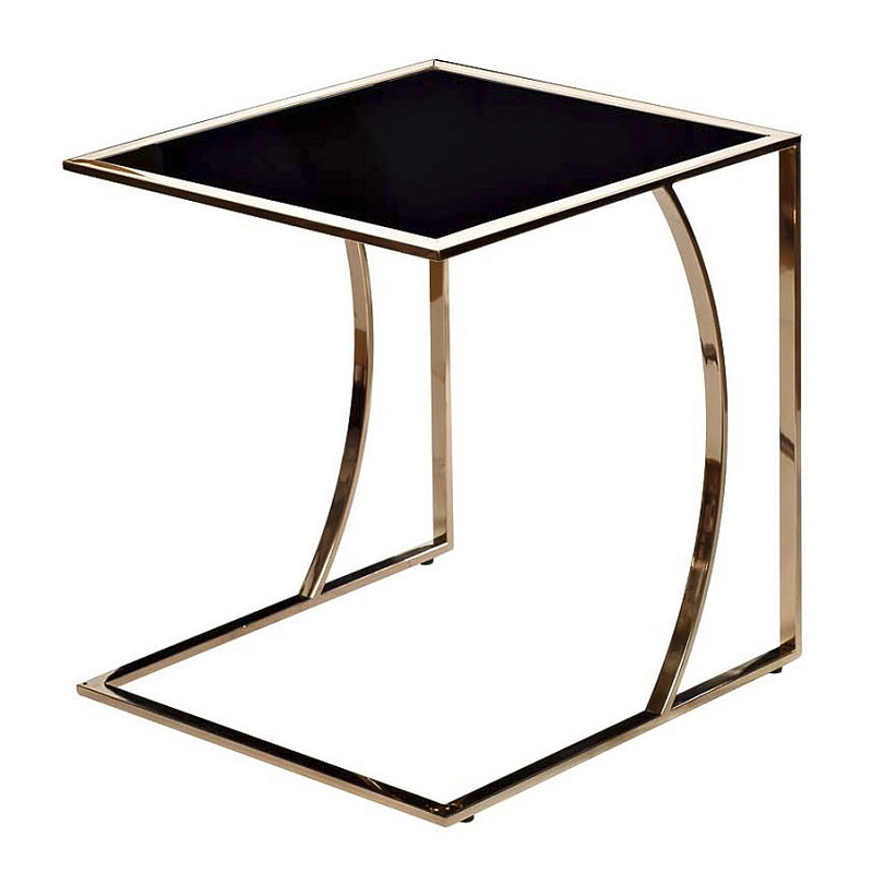   Metal Crescent Side Table Gold      | Loft Concept 