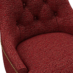 Мебельная ткань Шенилл бордовый цвет 138 см T4-23 варинант исполнения - 6 | Loft Concept в Москве