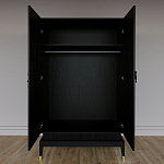 Платяной шкаф Elsa Dreams Black с 2-мя фасадами варинант исполнения - 3 | Loft Concept в Москве