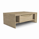 Стол журнальный с ящиками и открытыми полками Flowchart варинант исполнения - 2 | Loft Concept в Москве