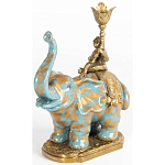 Фарфоровый подсвечник Слон с эмоцией Fluens варинант исполнения - 3 | Loft Concept в Москве