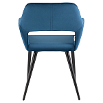 Стул с подлокотниками синий NEASAN STOOL варинант исполнения - 4 | Loft Concept в Москве