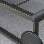 Шезлонг на металлическом каркасе с регулируемой спинкой GUELL Sunbed варинант исполнения - 6 | Loft Concept в Москве