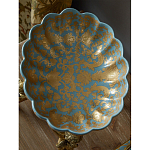 Чаша с орнаментом на бронзовых ножках в виде ангелов Eden Garden варинант исполнения - 4 | Loft Concept в Москве