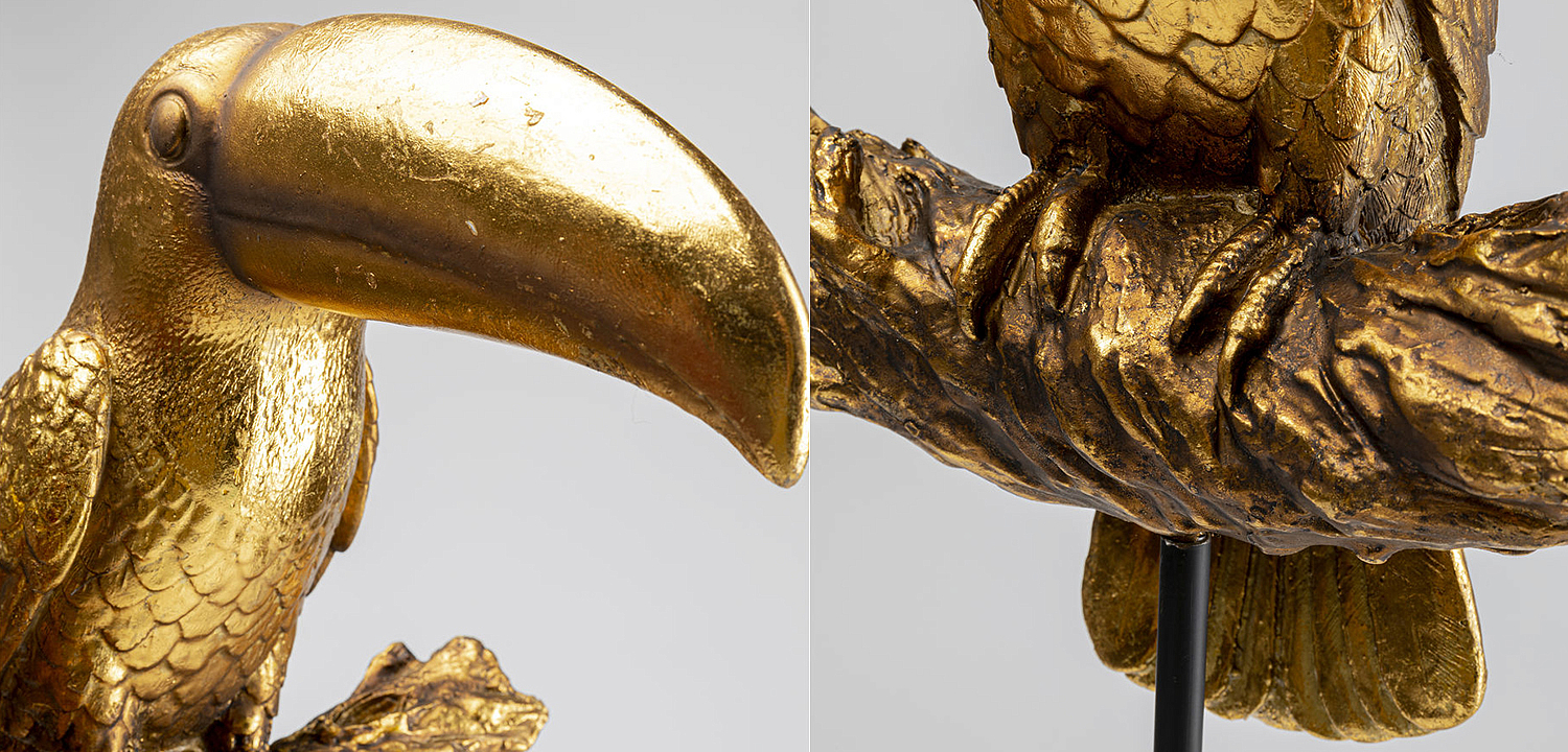 Статуэтка Golden Tukan on a stand - Loft-Concept в Москве