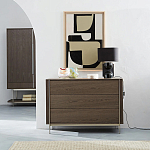 Комод из серого дуба Sawada Gray Oak Chest of Drawers варинант исполнения - 7 | Loft Concept в Москве