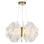Люстра с декором в виде крупных рельефных лепестков 80 см Ethereal Bloom варинант исполнения - 4 | Loft Concept в Москве