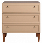 Комод бежевый из массива бука с 3-мя ящиками Wenge Light варинант исполнения - 2 | Loft Concept в Москве