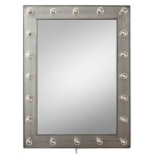 Зеркало с подсветкой Restoration Hardware ILLUMINATED Mirror Pewter