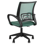 Офисное кресло с основанием из черного пластика Desk chairs Green варинант исполнения - 5 | Loft Concept в Москве