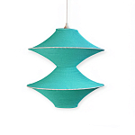 Подвесной вязаный бирюзовый светильник «Звезда Востока 02» варинант исполнения - 2 | Loft Concept в Москве