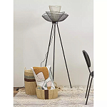 Торшер с трехъярусным плафоном из металлической сетки Metal Mesh Floor Lamp варинант исполнения - 3 | Loft Concept в Москве