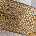 Подвесной светильник с декоративным поясом из плетеного бамбука Biuloggicu варинант исполнения - 9 | Loft Concept в Москве