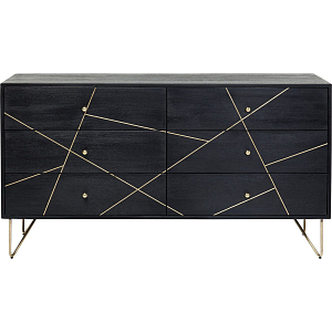 Комод деревянный Falling lines