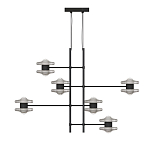 Каркасная люстра Balance варинант исполнения - 2 | Loft Concept в Москве